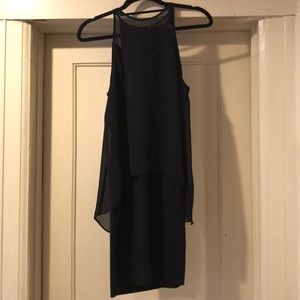 H&M women’s dark navy blue dress